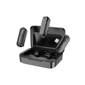 Hoco Di56 Alegre Lavalier Wireless Digital Microphone Type-C   Hoco Di56 Alegre Lavalier Wireless Digital Microphone Type-C